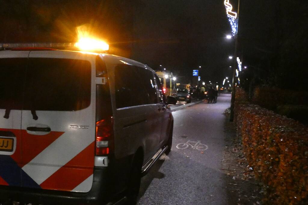 Voertuigen met elkaar in botsing