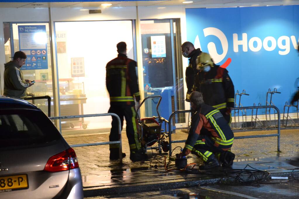Brand in supermarkt blijkt mistgenerator