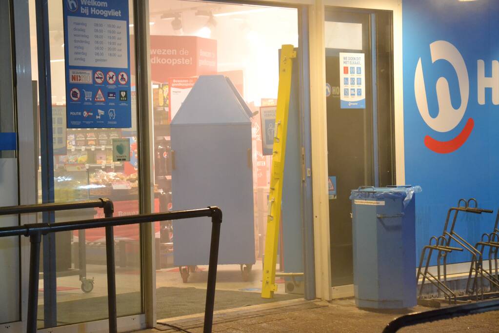 Brand in supermarkt blijkt mistgenerator