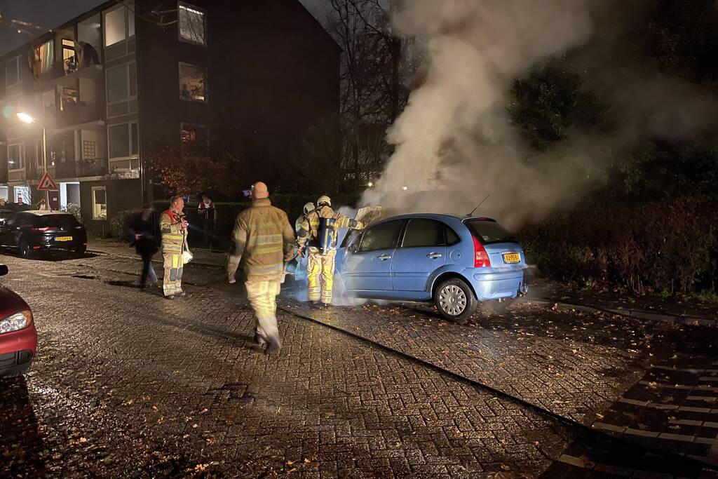 Wederom brand in geparkeerde auto