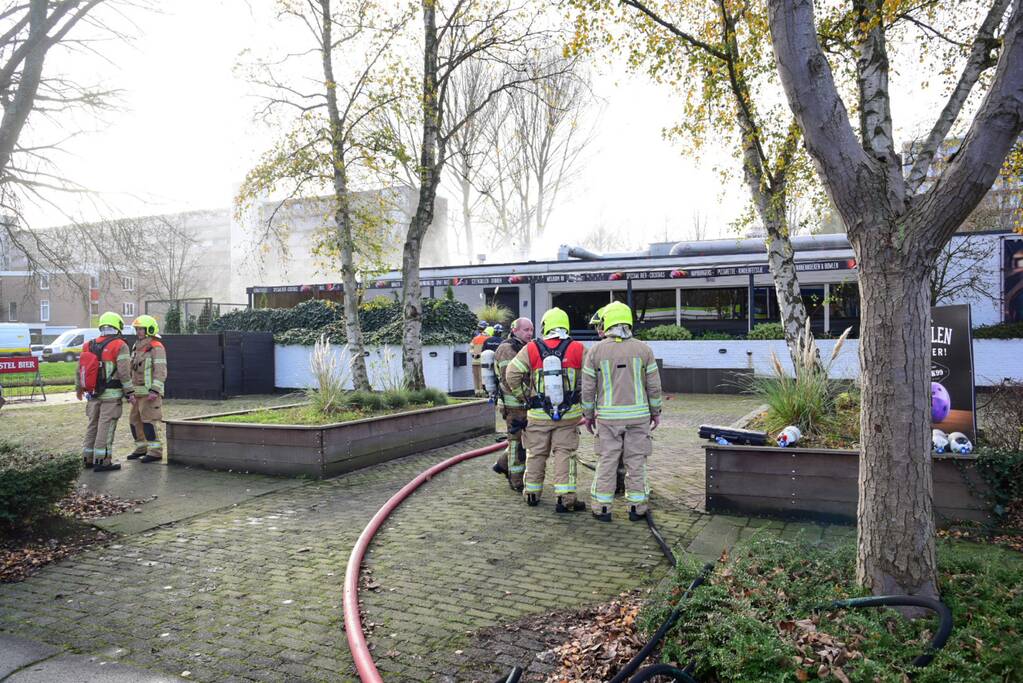 Zeer grote brand bowlingcentrum Dok99