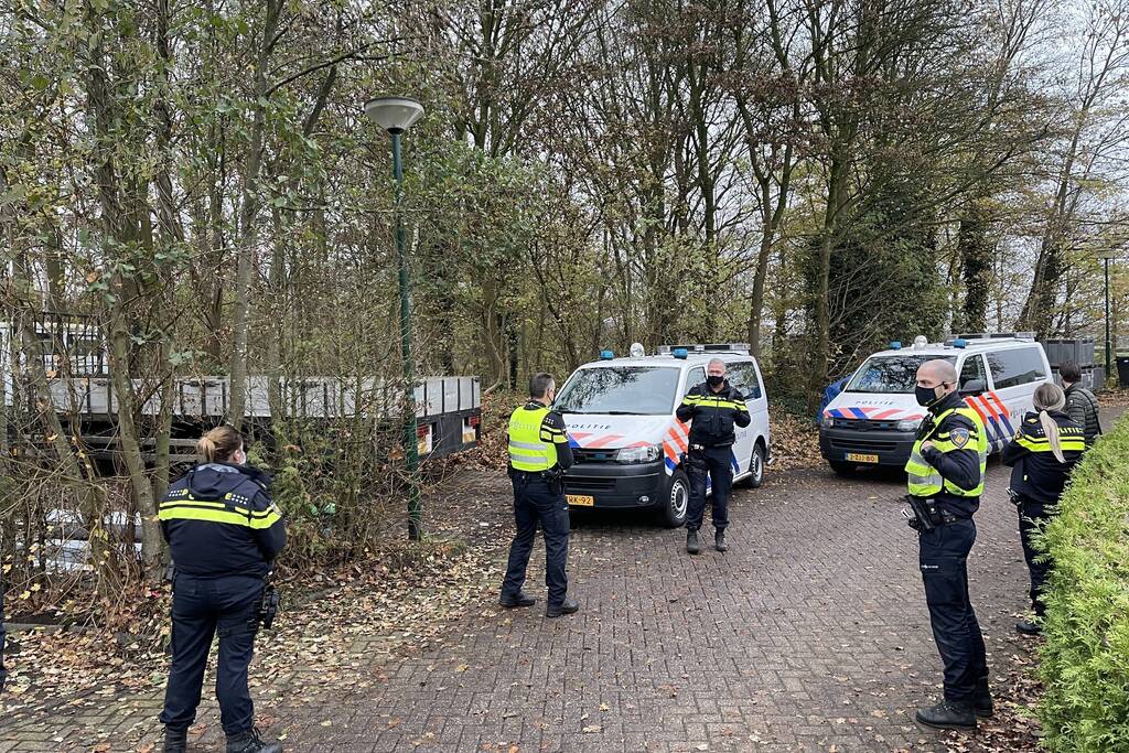 Politie vindt ondergrondse container met hennepkwekerij