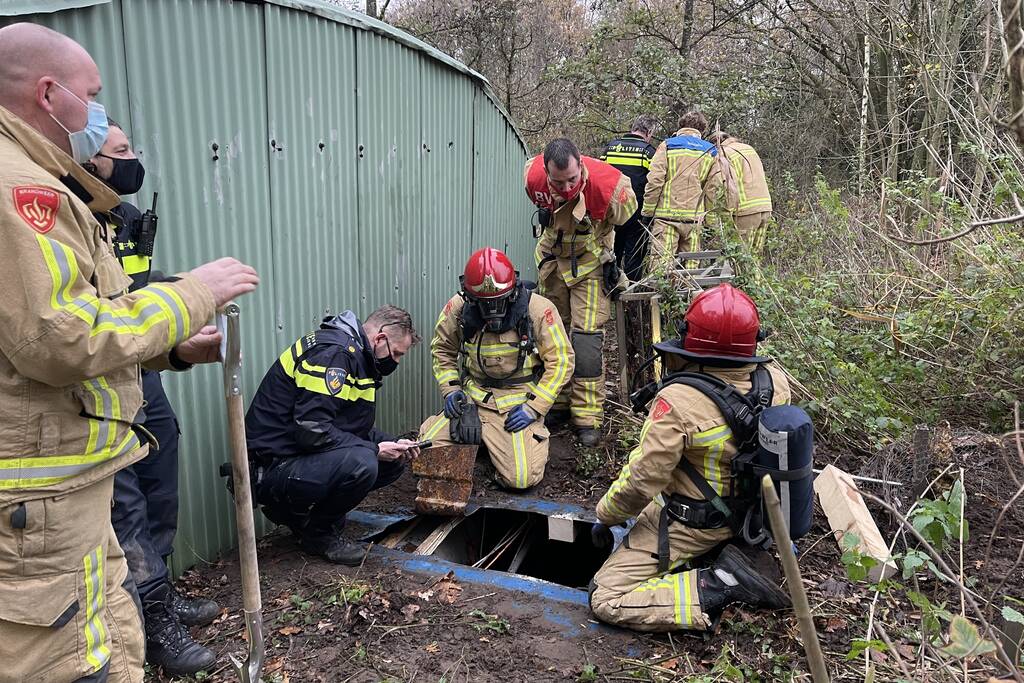 Politie vindt ondergrondse container met hennepkwekerij