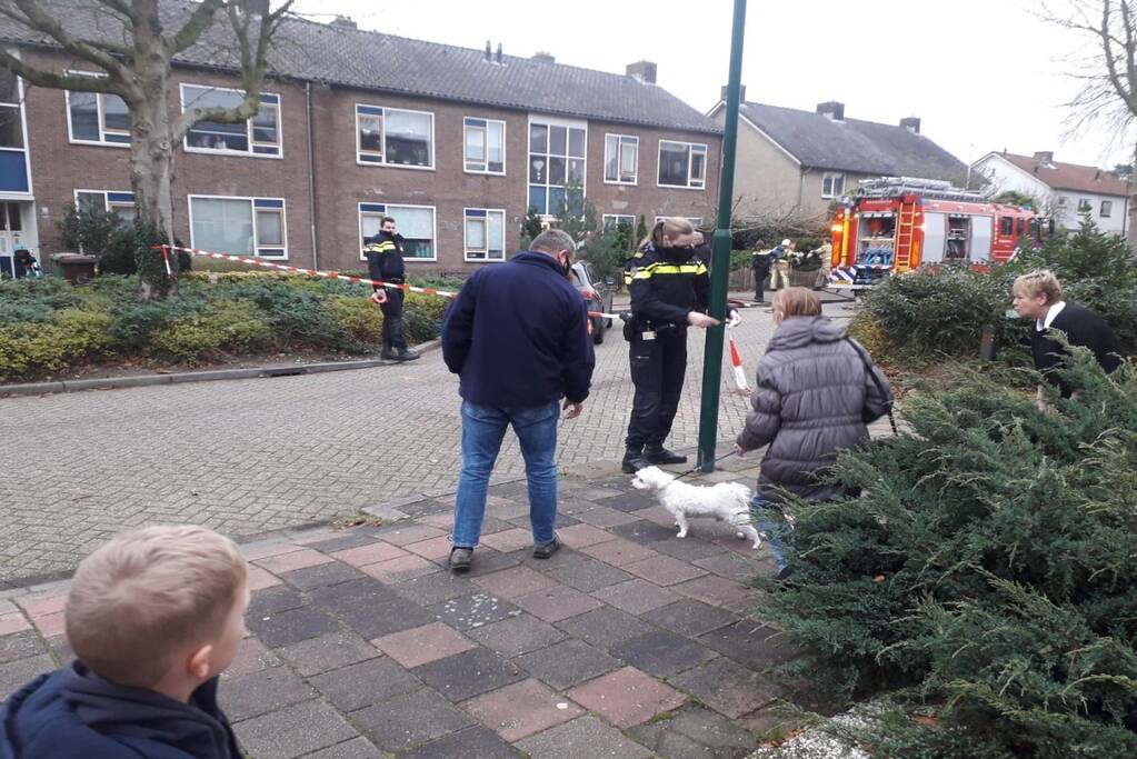 Meerdere personen ademen rook in bij brand