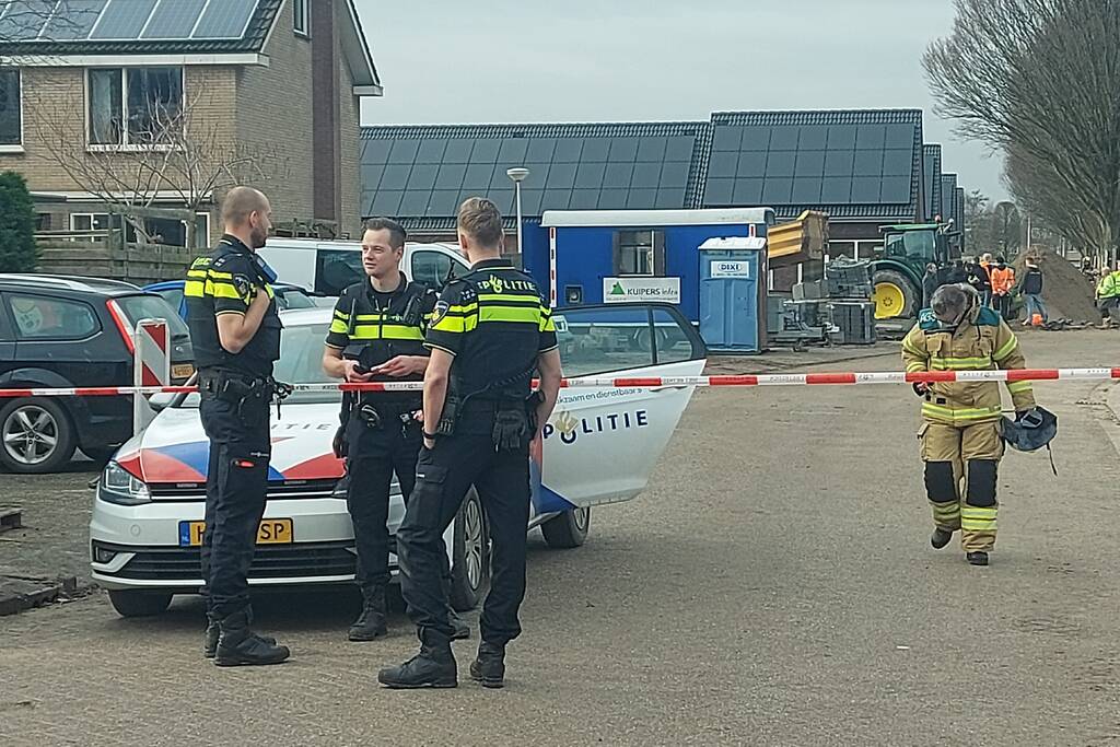 Gaslekkage door graafwerkzaamheden
