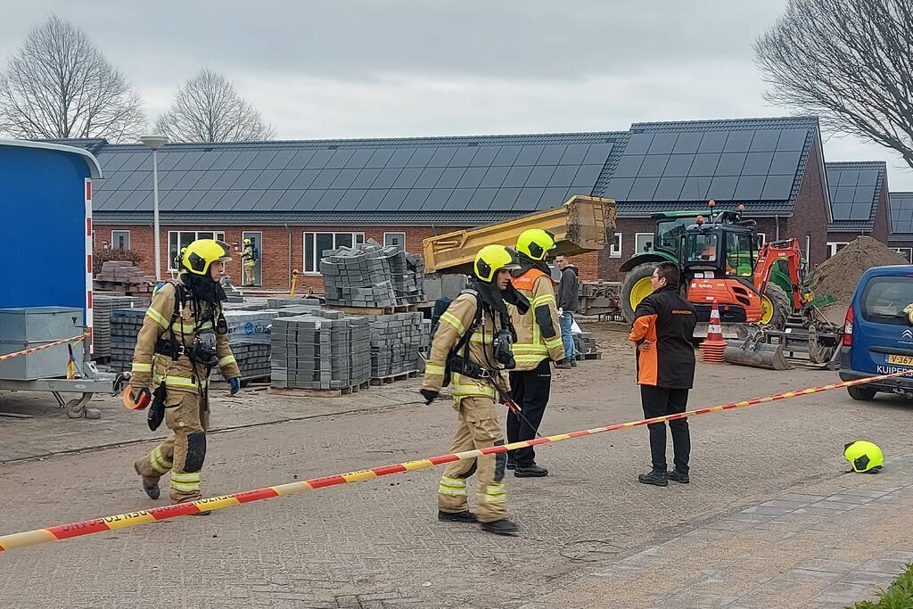 Gaslekkage door graafwerkzaamheden