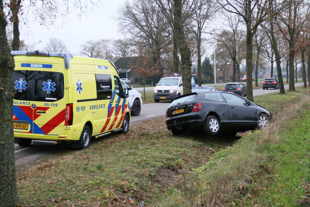 Ravage na botsing tussen twee voertuigen