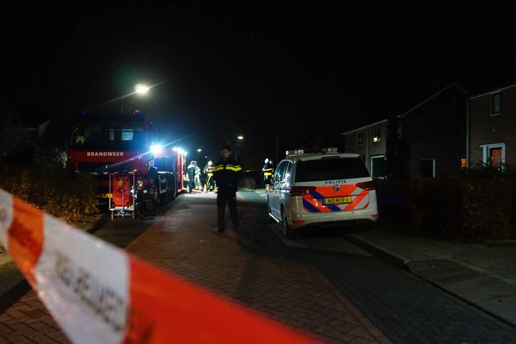 Drugslab aangetroffen na brand in loods