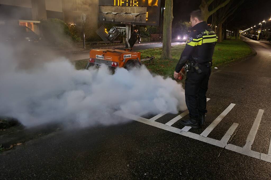 Tekstkar beschadigd naar harde knal