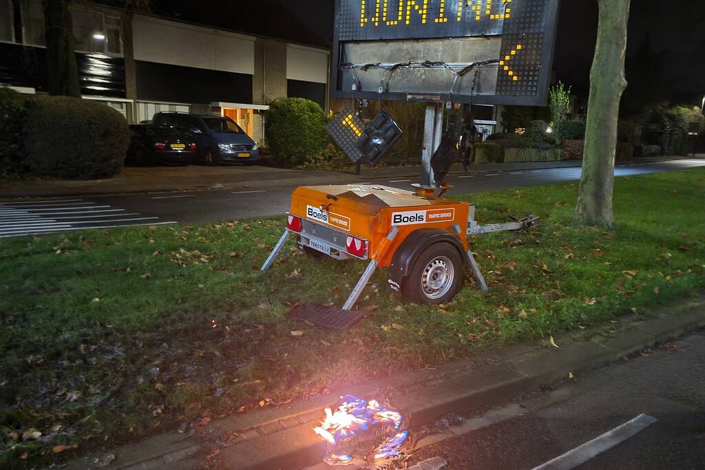 Tekstkar beschadigd naar harde knal