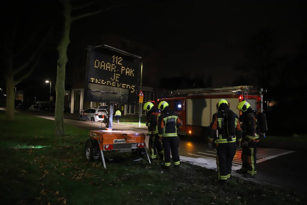 Tekstkar beschadigd naar harde knal