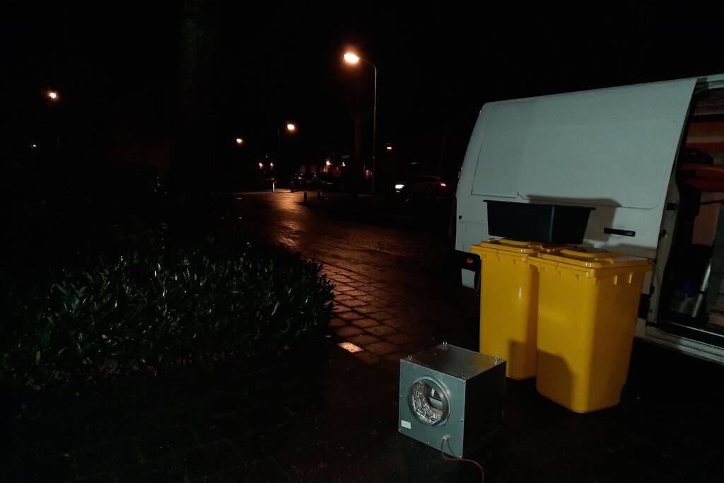 Hennepkwekerij aangetroffen in woning