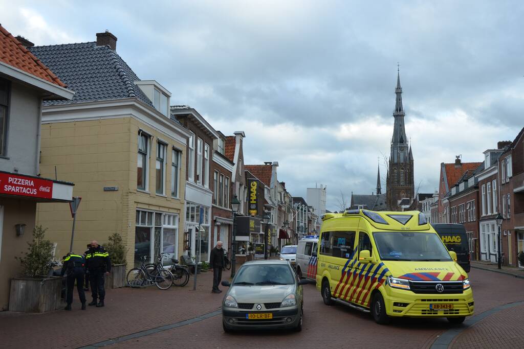 Fietsster raakt gewond bij botsing met auto