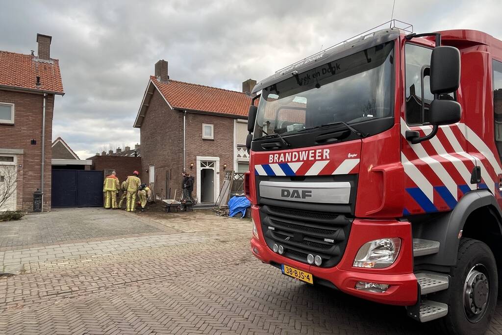 Gaslekkage ontstaan door graafwerkzaamheden