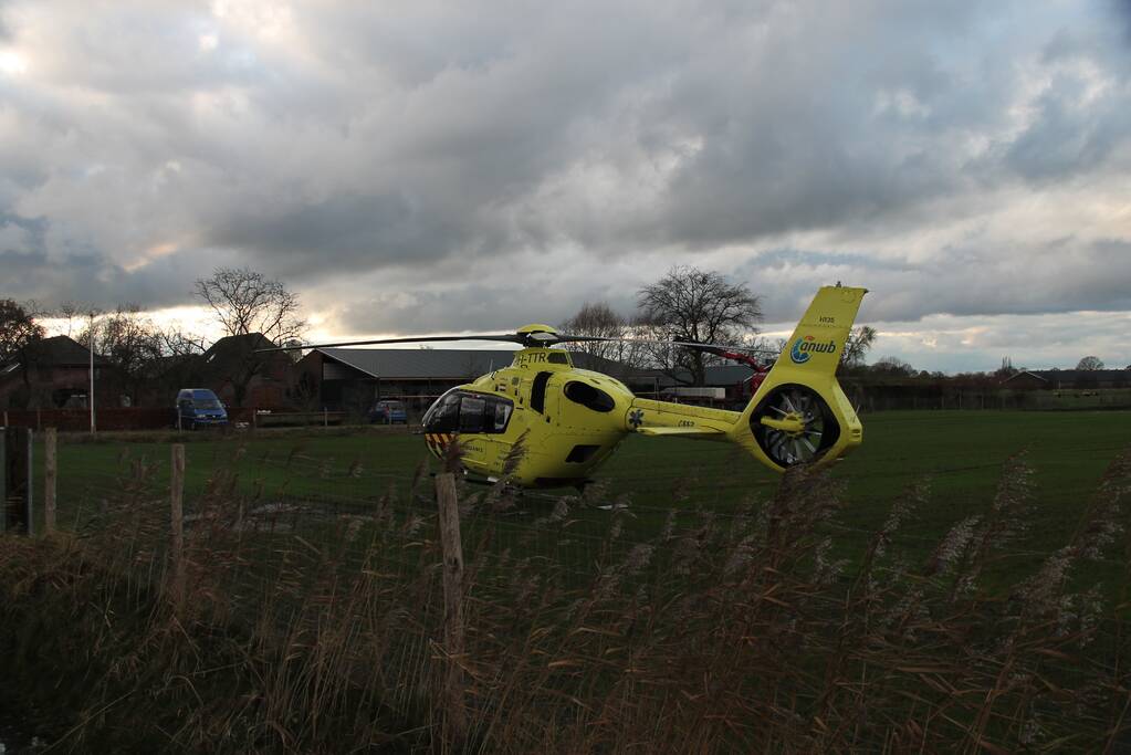 Veel hulpdiensten ingezet voor incident in schuur