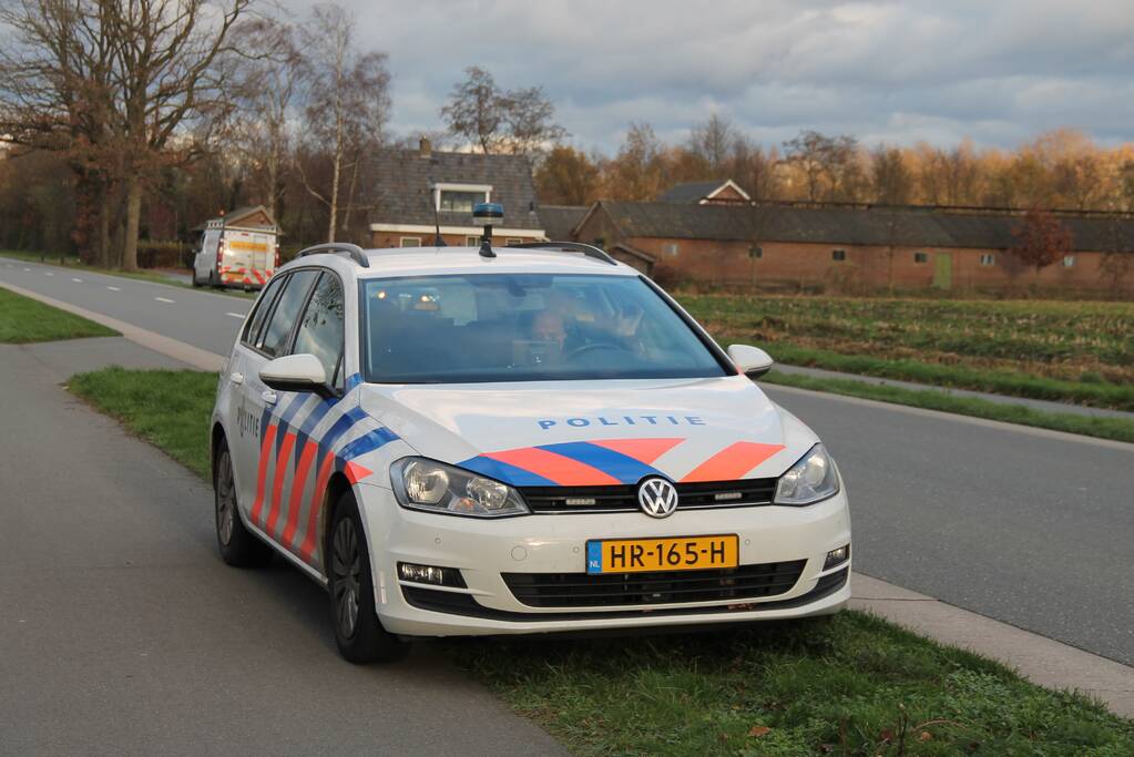 Veel hulpdiensten ingezet voor incident in schuur