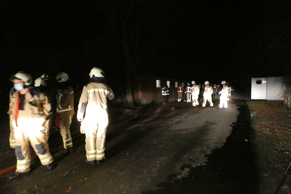 Brand in transformatorhuisje