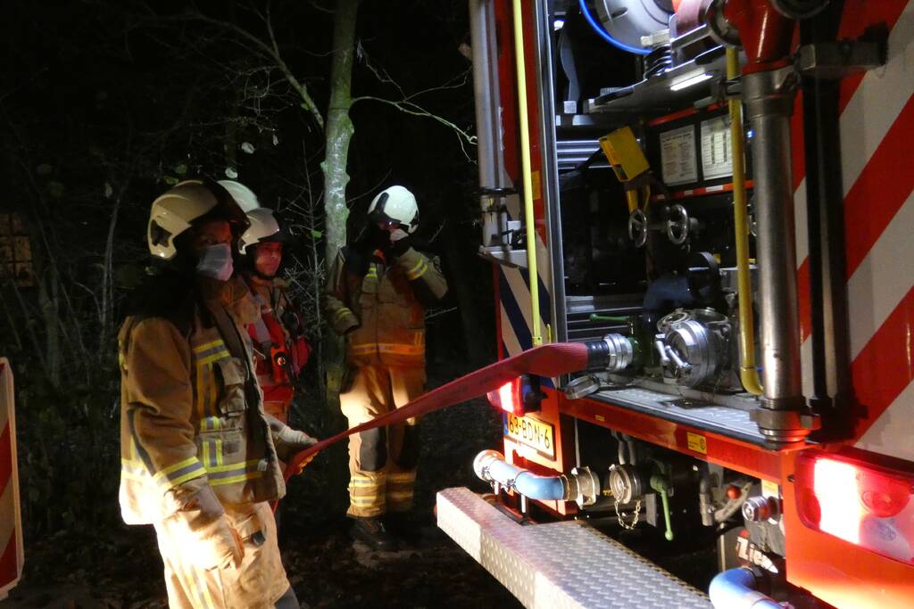 Brand in transformatorhuisje
