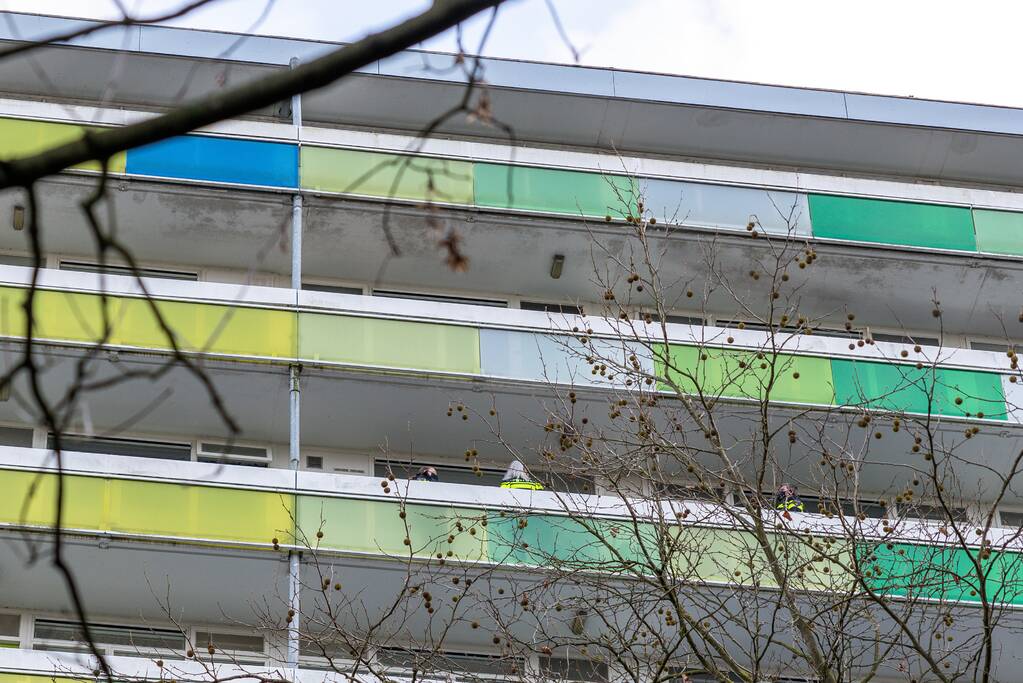 Steekpartij in flatwoning