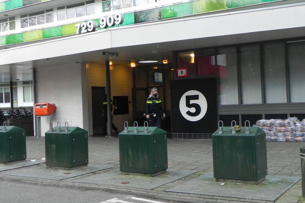 Steekpartij in flatwoning