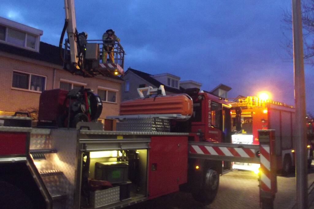 Damp zorgt voor melding woningbrand