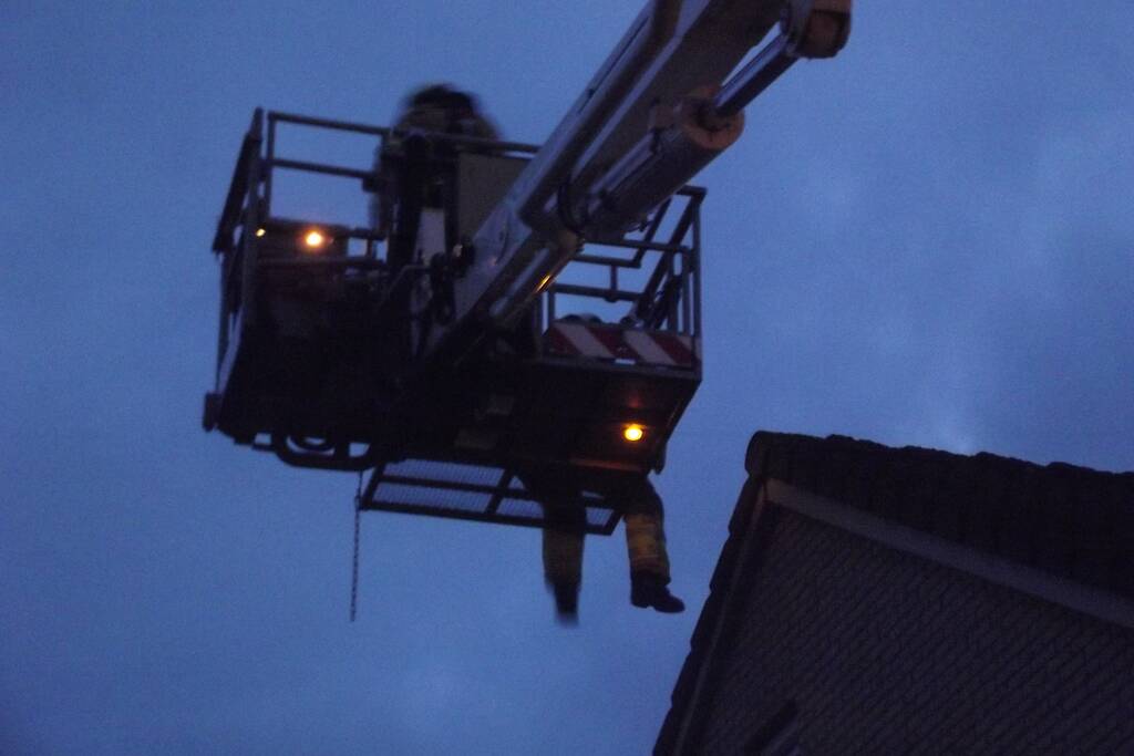 Damp zorgt voor melding woningbrand