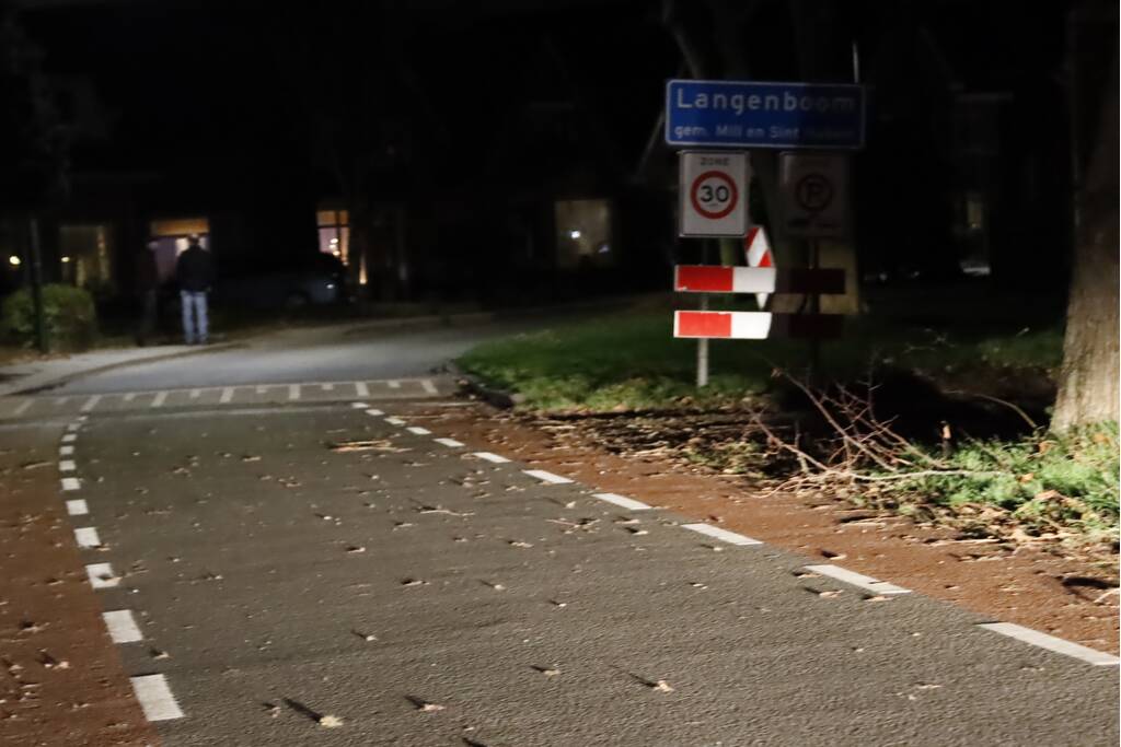 Breuk in gasleiding in spouwmuur