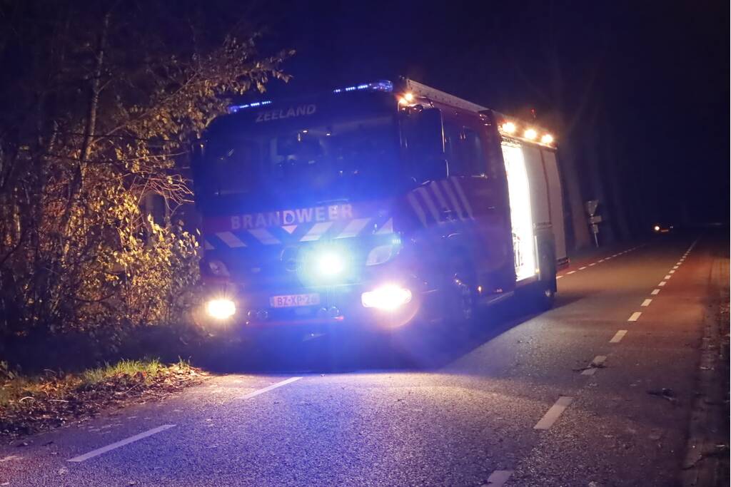 Breuk in gasleiding in spouwmuur