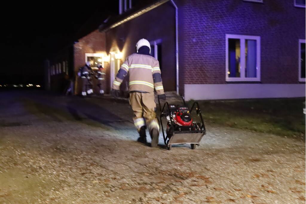 Breuk in gasleiding in spouwmuur