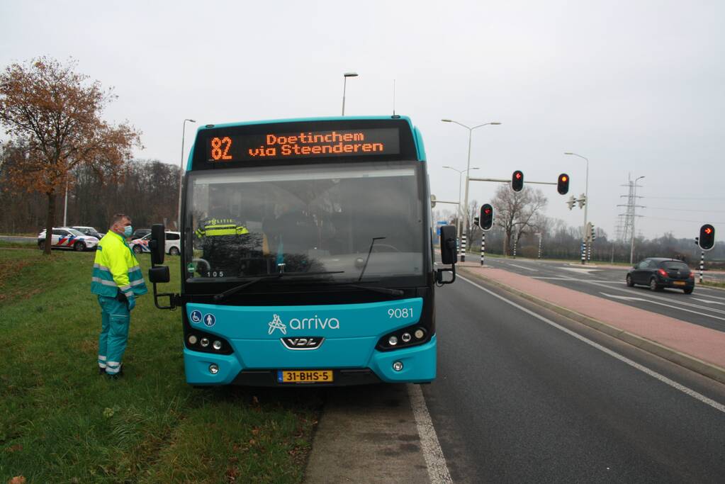 Lijnbus betrokken bij aanrijding