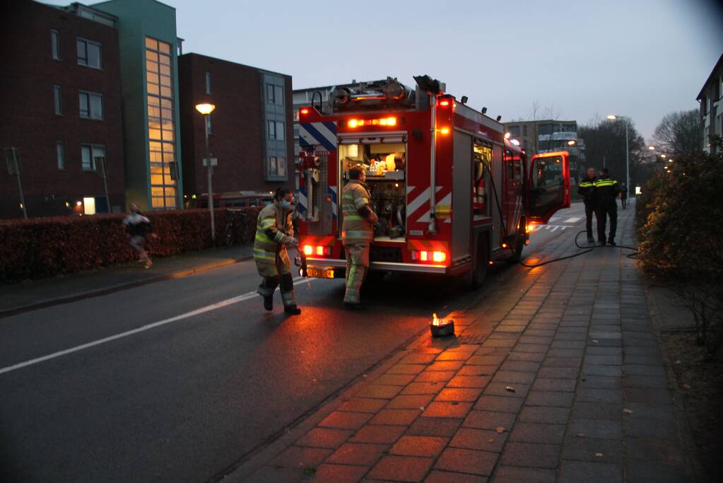 Vlam in de pan zorgt voor fikse rookontwikkeling