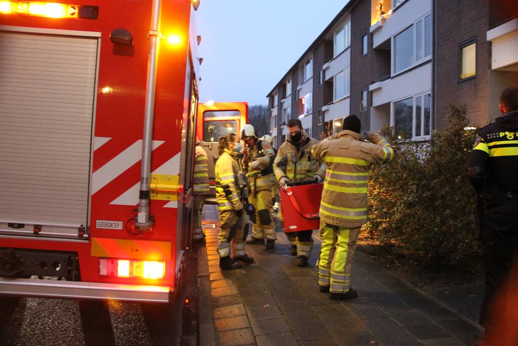 Vlam in de pan zorgt voor fikse rookontwikkeling