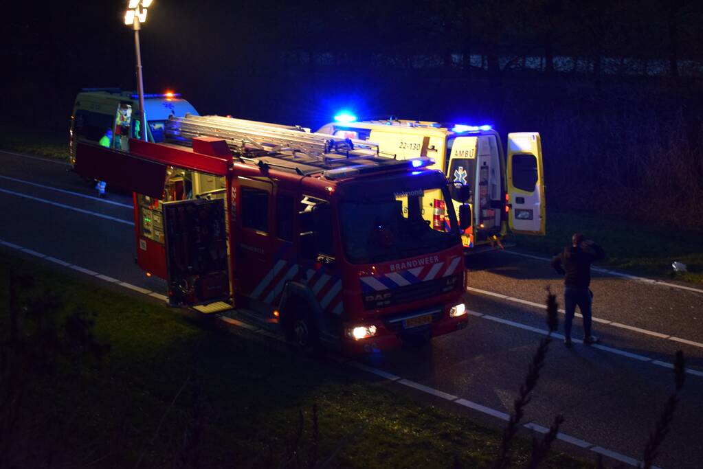 Ravage na botsing tussen twee voertuigen