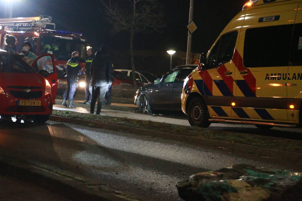 Grote ravage door eenzijdige aanrijding