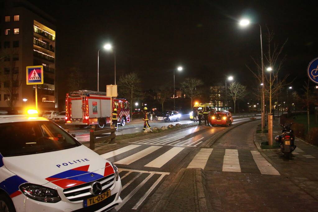 Grote ravage door eenzijdige aanrijding