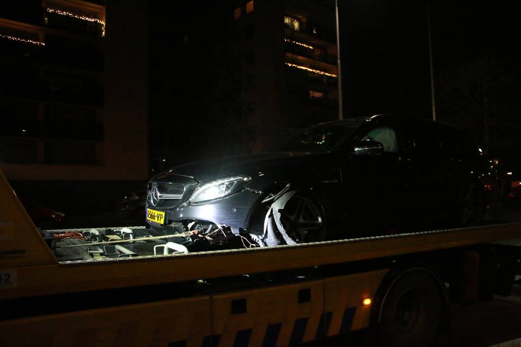 Grote ravage door eenzijdige aanrijding