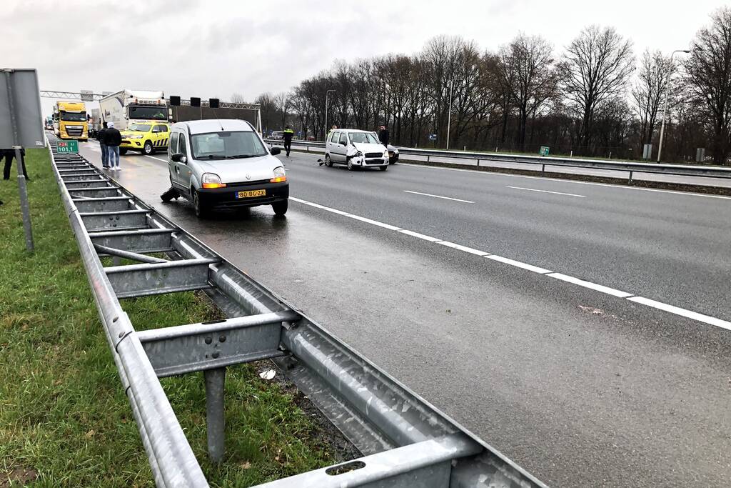 Snelweg dicht na ongeval