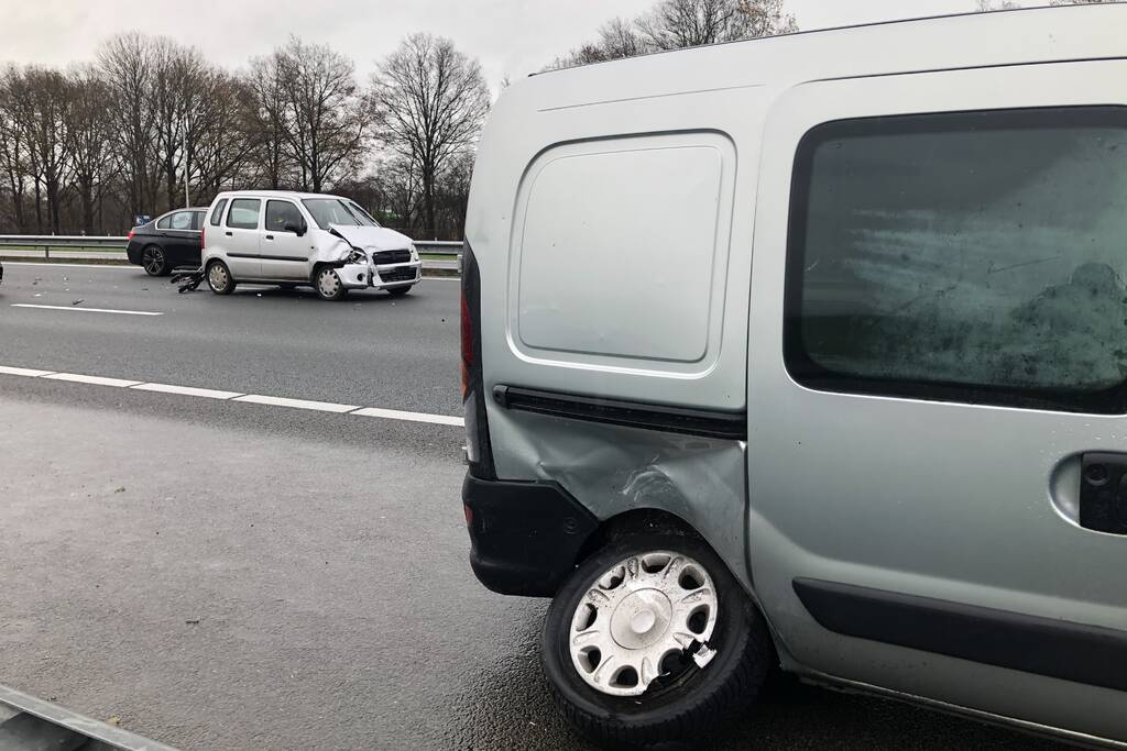 Snelweg dicht na ongeval