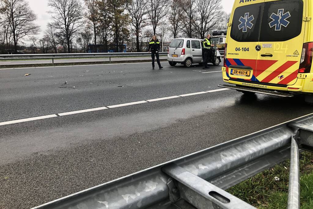 Snelweg dicht na ongeval