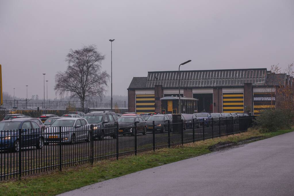 Enorme rijen bij GGD-teststraat