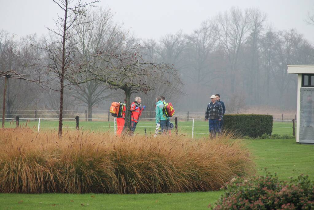 Traumahelikopter landt voor incident