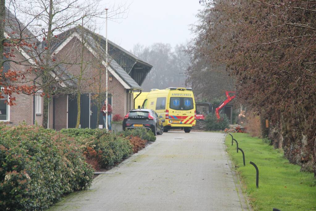 Traumahelikopter landt voor incident