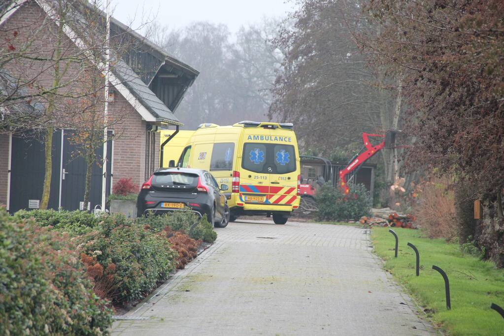 Traumahelikopter landt voor incident