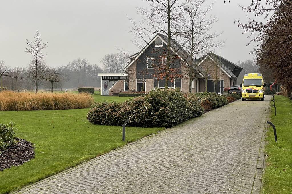 Traumahelikopter landt voor incident