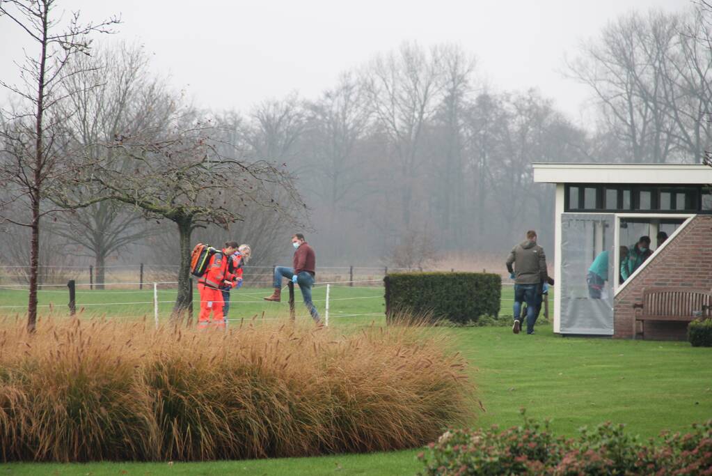 Traumahelikopter landt voor incident