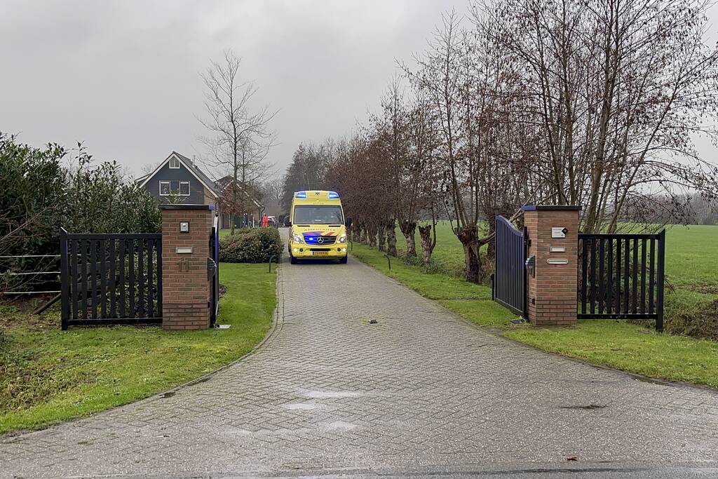 Traumahelikopter landt voor incident