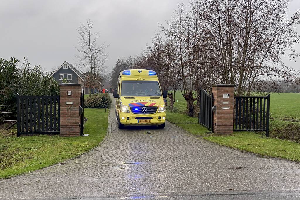 Traumahelikopter landt voor incident