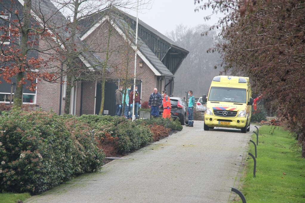 Traumahelikopter landt voor incident