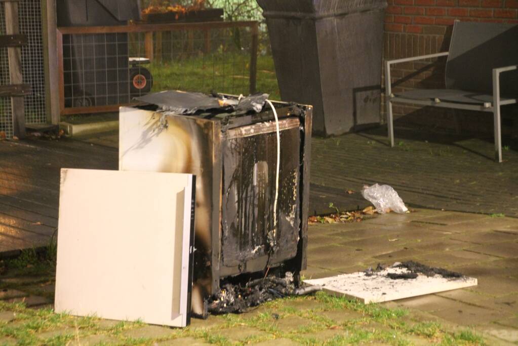 Veel schade na brand in vaatwasser