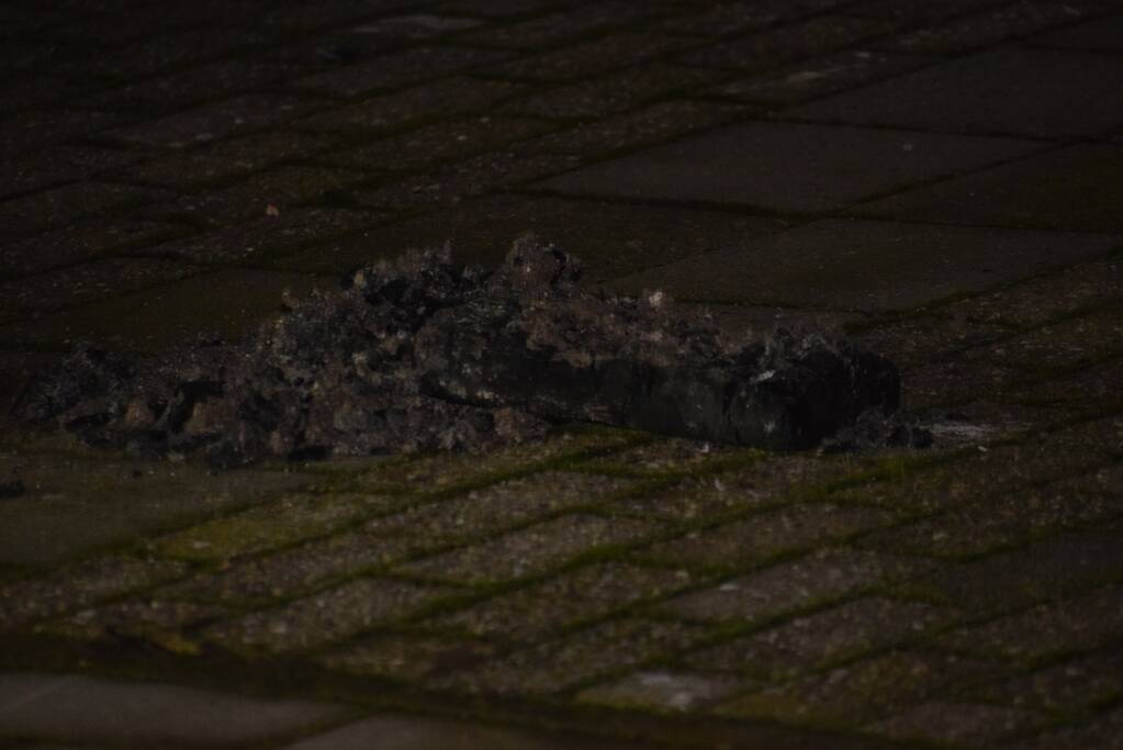 Schoorsteen geveegd na brand